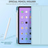 Keyboard Case with Mouse for iPad Pro 13 Inch (2024), Ultra Thin Bluetooth Keyboard with Pencil Holder, Mist Blue