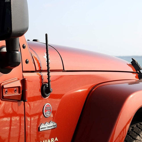 VOFONO Short Antenna for 2007-2025 Jeep Wrangler Gladiator - 7 Inch Replacement Antenna