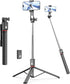 Free Fashion 67'' Selfie Stick Tripod, Cell Phone Tripod with Integrated Wireless Remote, Portable
