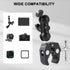UTEBIT Super Clamp Camera Mount with 360° Ballhead Magic Arm, Desk/Bike/Motorcycle Mount for GoPro, Phone, Camera, LED