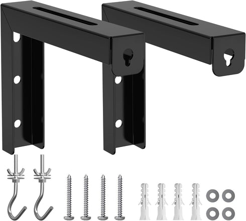 WALI Universal Projector Screen Ceiling Mount with Adjustable Extension Kit, Holds up to 66 lbs, Black