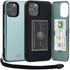 TORU CX PRO Wallet Case for iPhone 12 Pro Max | Heavy Duty Shockproof Cover with Hidden Card Holder & Wrist Strap -