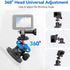 ULANZI Magnetic Camera Mount for GoPro, Strong Magnetic Mount with 360° Rotation Ball Head, Compatible with GoPro Hero
