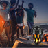 Flame Light Speaker, LED Flame Bluetooth Speakers, Outdoor Portable Stereo with HD Audio and Enhanced Bass