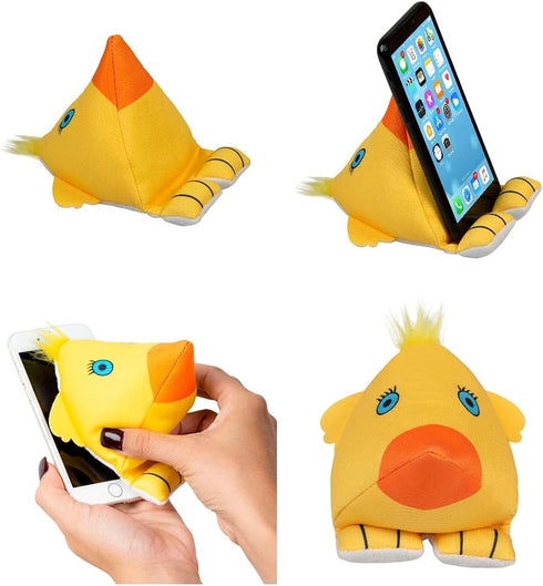Gifts for Readers & Writers Plusheez Mobile Phone Holder | 2 in 1 Phone Stand with Micro