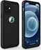 Diverbox Waterproof Case for iPhone 12, Shockproof Dustproof IP68 Full-Body Hard Case with Built-in Screen Protector