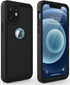 Diverbox Waterproof Case for iPhone 12, Shockproof Dustproof IP68 Full-Body Hard Case with Built-in Screen Protector