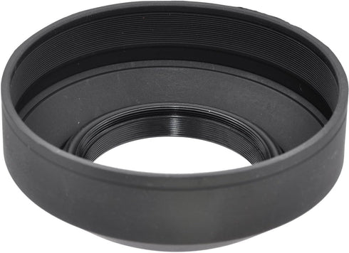 Xit XT55SLH 55mm Soft Rubber Lens Hood, Black