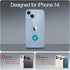 Reezaddin 14 6.1in,Retro 14 6.1" Aesthetic Tortoise Shell Phone Case for iPhone Cool Girl Leopard Print Brown Amber