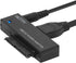 WEme USB 3.0 to SATA Converter Adapter for 2.5 3.5 Inch Hard Drive Disk SSD HDD, Power Adapter Included