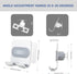 Shower Phone Holder, Shower Phone Mount Phone Holder for Shower Wall Mount Phone Holder Phone Wall Mount Adjustable Cellphone Stand Cell Phone Stand with Adhesive Pads for Bathroom Kitchen
