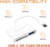 Mr.Yeap 3.0, 15/16 3 1 USB SD Card Reader USB C Card Reader for iPhone iPad MacBook Windows Android, in TF & SD Card