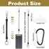 DOPENSPI 2 2 (4 Patches+2 Pcs Phone Lanyard Tether,Anti Theft Phone Strap Cell Phones with pcs Spring Lanyard Universal