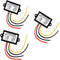 YAXIGE 3PCS 12V/24V to 5V 10A 50W Step-Down Converter Regulator Waterproof Step-Down Power