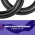 2pcs 6 Inch Perforated Rubber Speaker Foam Edge Surround Rings for Speaker Repair or DIY Replacement Parts