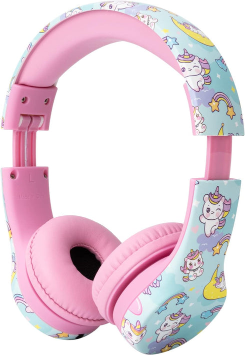 Snug Play+ Kids Headphones with Volume Limiting for Toddlers (Boys/Girls) - Unicorns