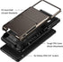 Vofolen Wallet Case for Samsung Galaxy S10e, Card Holder Slot, Scratch Resistant Dual Layer Protective Bumper Cover