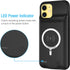 Battery Case for iPhone 11, Enhanced 10000mAh Wireless Charging Case, Compatible with Carplay, Rechargeable Extended