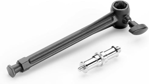 PHOCUS 6" Extension Arm with Universal Adapter Spigot for Super Clamp for Mounting Photo Studio Light, Strobe, LED Light or Camera