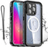 AICase Waterproof Case for iPhone 15 Pro, IP68 Certified Full Body Protection, Snowproof Dustproof with MagSafe (6.1")