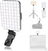 LED Camera Light Video Lights, Portable Photography Lighting with 60 LED, 2200mAh Rechargeable, 10-Level Brightness