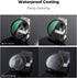 K&F Concept 52mm Circular Polarizer Lens Filter with Filter Cap, Optical Glass Ultra Slim CPL Filter with 24