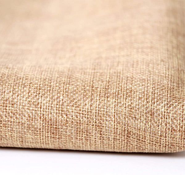 Flushbay Speaker Grill Cloth Linen Single Layer Speaker Fabric for Home Stage Speakers, Media Cabinet (Brown)