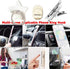 ZOSTLAND 1PC 360Adjustable iPhone15 14 13 12 11 Transparent Clear Phone Ring,Universal Phone Case Finger Grip Stand