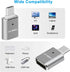 USB C to USB Adapter (2 Pack), USB C Male to USB 3.0 Female OTG Converter for MacBook Pro 2019/2018/2017, Gray