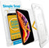 Invinsible Simple Snap Tempered Glass Screen Protector for iPhone X/XS — Bubble-Free, Scratch-Resistant, Case-Friendly,