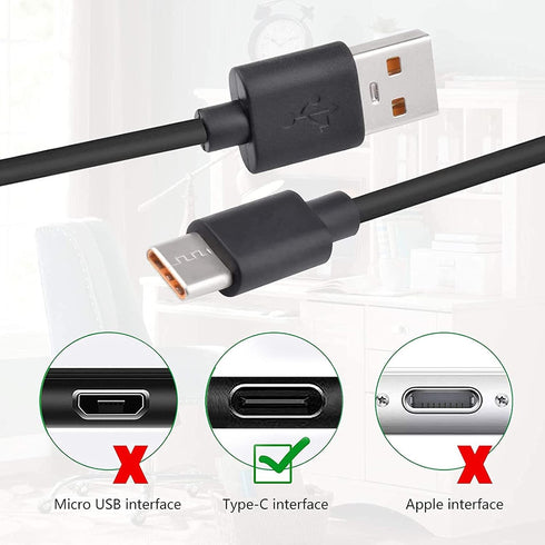USB Type C Charging Cable Charge 5 Charger Cord Compatible with JBL Charge 4, Charge5, JBL Flip 5, Flip 6,JBL Pulse 4 Clip4,JRPOP, Endurance Peak II, JBLCHARGE4BLKAM Wireless Earphones Speakers