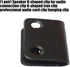 Kaeltsyn 2pcs Heavy Duty U Shaped Plate Hanging Speakers Connector Clip for Secure Wall Mount Clamp Professional Music