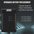 Lenink Adjustable AC Power Supply Adapter for 2 AAA 3 AAA 4 AAA Batteries, AAA Battery Replacement Adapter (Black)