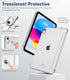 TiMOVO iPad 10th Generation Case 2022, Slim Hard Back Shell, Protective Smart Cover with Stand for 10.9 inch iPad