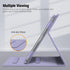 Fintie Case for iPad 9th/8th/7th Generation - Multi-Angle Viewing Stand Cover with Pocket & Pencil Holder, Lilac Purple