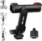 YZNT Phone Tripod Mount, Universal Smartphone Holder with 2 Cold Shoe Mount Adapter