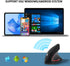 KUNSI 2.4G 800/1200/1600 DPI,6 Wireless Ergonomic Mouse, Wireless Vertical Ergo Mouse, Adjustable Buttons Ergonomic