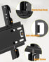 Fixed TV Wall Mount, Flat Mount Bracket for Most 14-43 Inches TVs, Low Profile Space Saving Mount