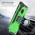 HNHYGETE Phone Case for Galaxy A21, Military Grade 360° Rotatable Kickstand Shockproof Protective Case