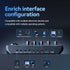 EASEMELO 16 4 1200mAh Professional Live Sound Card Audio Mixer with Bluetooth & OTG, Portable DJ Mixer Board with Sound