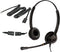 Corded RJ9 Telephone Headset with Microphone Noise Cancelling for Polycom, Avaya, Fanvil, and More
