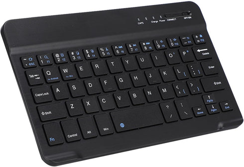 Silent Keyboard, Black Portable Waterproof Wireless Keyboard for Smart Phone Desktop Laptop