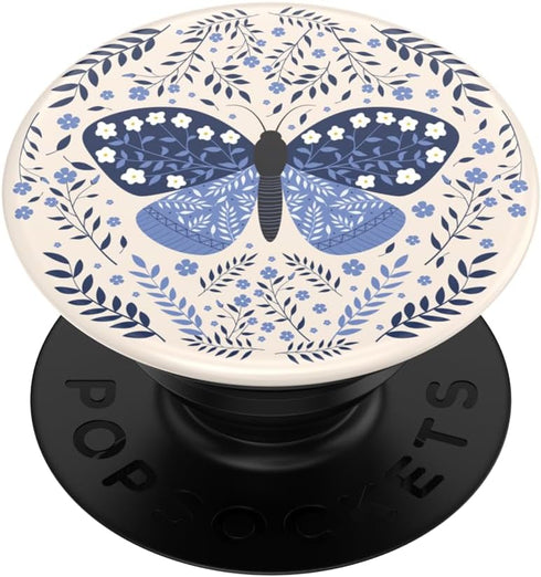 PopSockets Plant-Based Phone Grip with Expanding Kickstand, Eco-Friendly Boho Butterfly Design