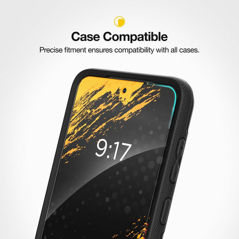 magglass Matte Screen Protector for Samsung Galaxy S24, Anti Glare Tempered Glass with Easy Applicator