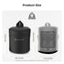 2.9" x4.5" K&F CONCEPT Camera Lens Pouch Case, Waterproof Zipper Lens Protective Bag, Shockproof All-round Camera Lens