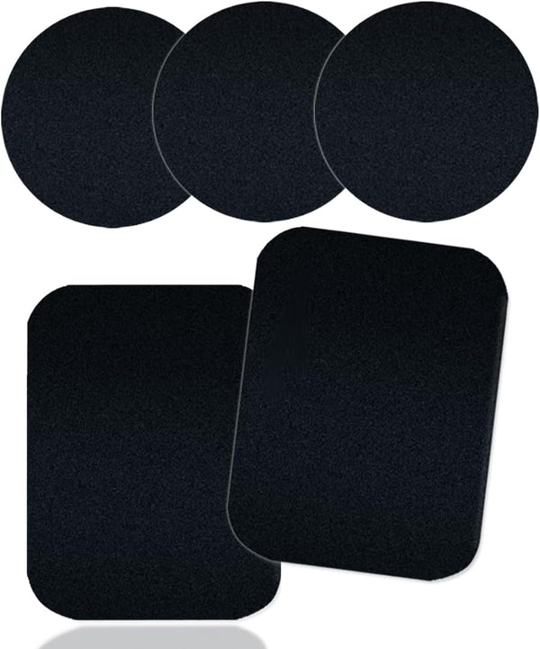 CKANDAY 5 Pcs Adhesive Thin Metal Plates for Magnetic Mounts, Metal Plates for
