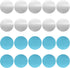 Zelphvt 20Pcs Metal Plates for Magnetic Mount, 1.3*1.3in Round Mobile Phone Magnet Stickers