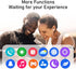 Smart Watches for Men Women, 1.83" Screen with Call/Message Reminder, Heart Rate Monitor, 100+ Sport Modes