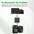Ultrbeka 2026 6.0 3.5mm/RCA, Bluetooth Receiver for Home Stereo with Bluetooth Adapter for Stereo Receiver, Amplifier
