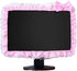 Computer Monitor Cover with Lovely Cute Elastic Pen Pocket Bow-knot TV LCD